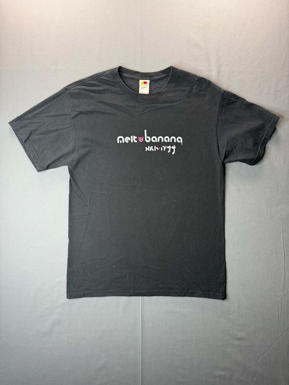 Very Rare Melt-Banana Band T-Shirt Size L Black Japanese Grindcore Punk